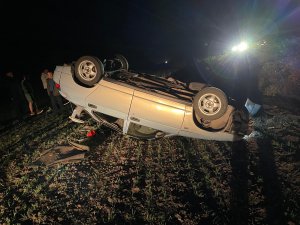 В Тербунском районе погиб водитель перевернувшегося ВАЗа